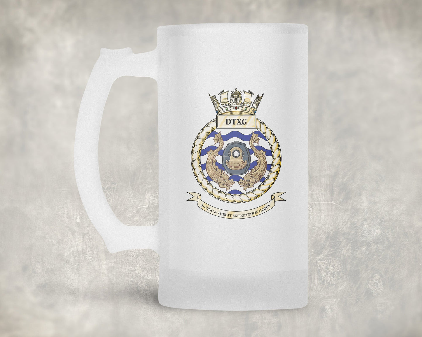 Diving and Threat Exploitation Group (DTXG) - Frosted Stein/Tankard/Beer Mug - Frosted Stein/Tankard/Beer Mug
