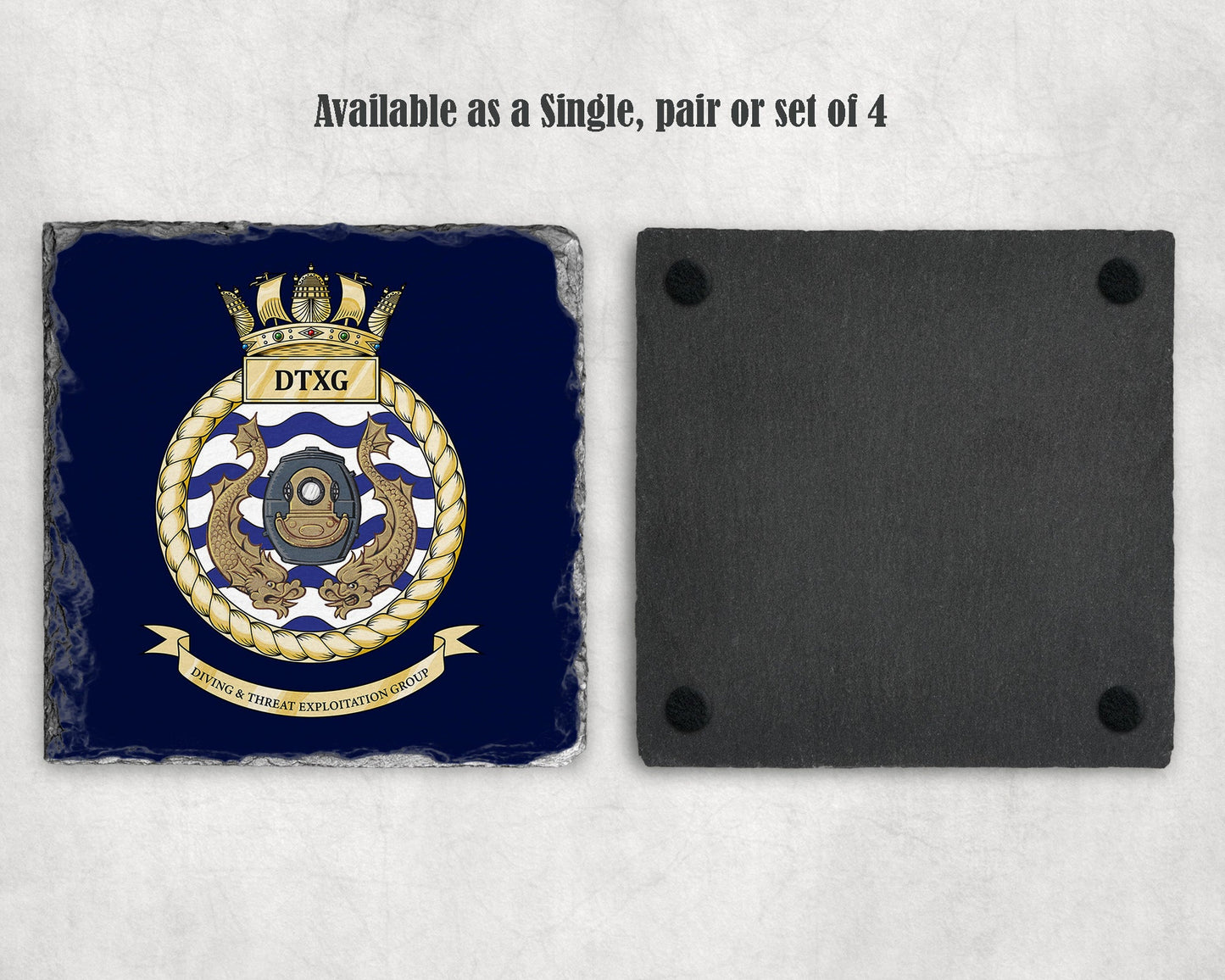 Diving and Threat Exploitation Group (DTXG) - Slate Coaster