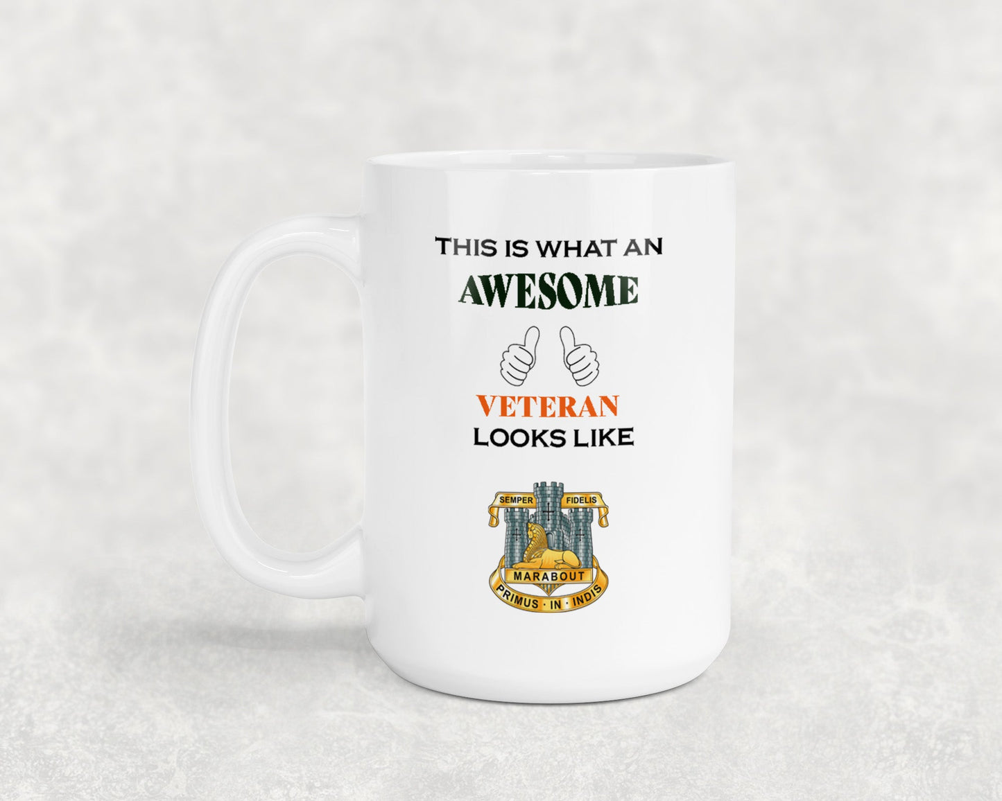 Devonshire & Dorset Regiment - Veteran - 15oz Mug