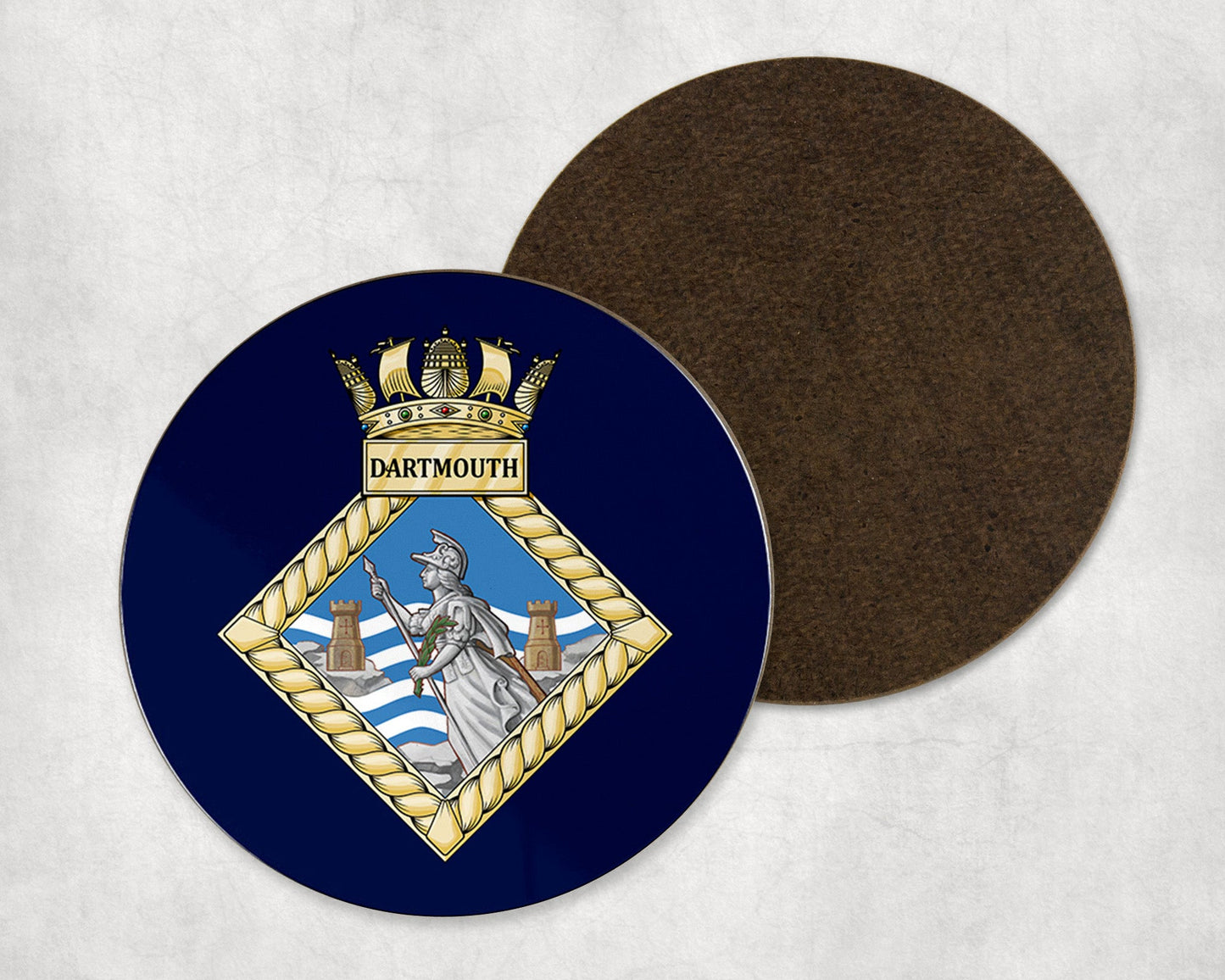 BRNC Dartmouth - Round Coaster Set