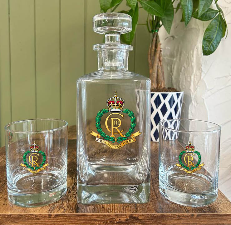 Royal Military Police - Decanter (New King's Crown)