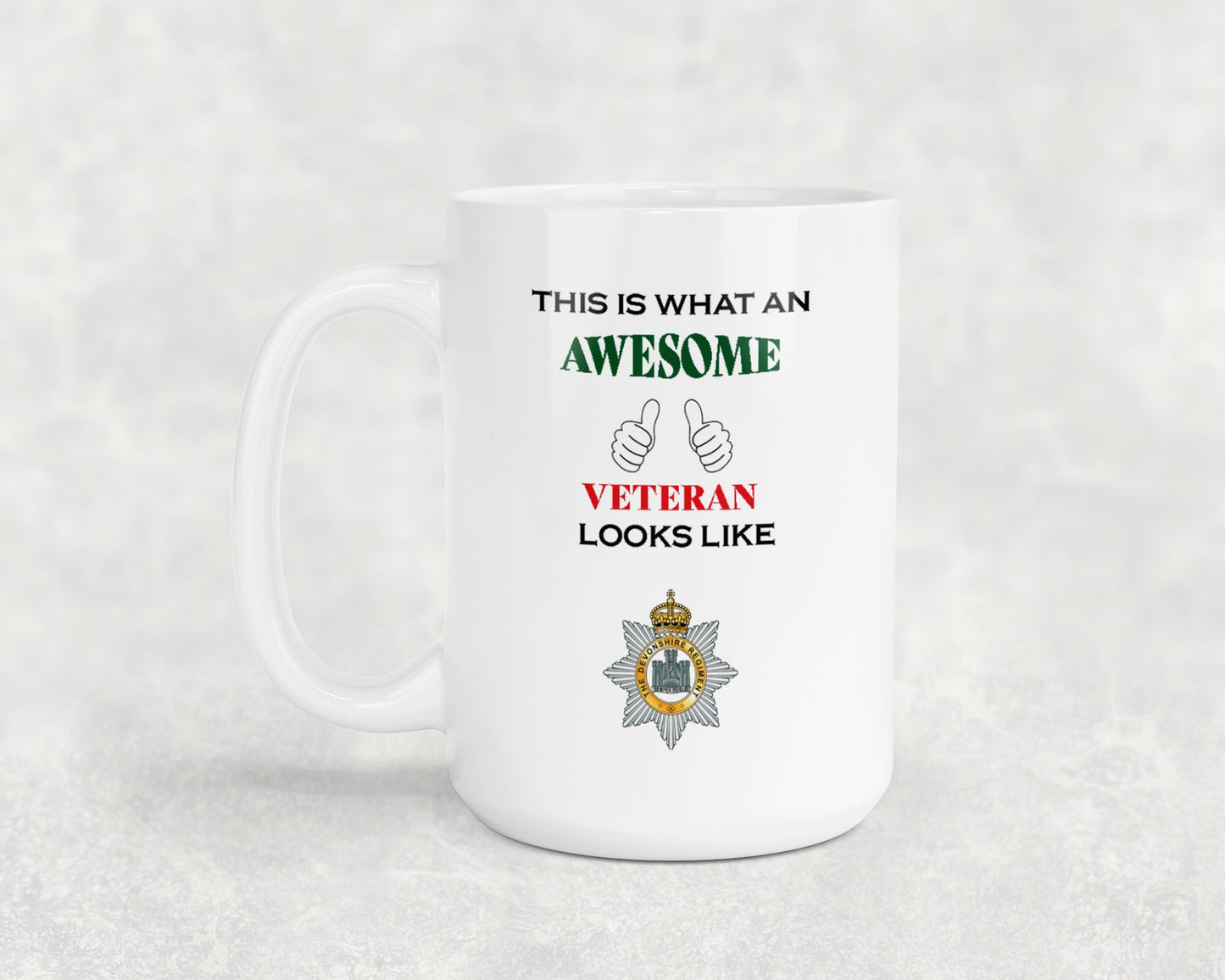 Devonshire Regiment - Veteran - 15oz Mug