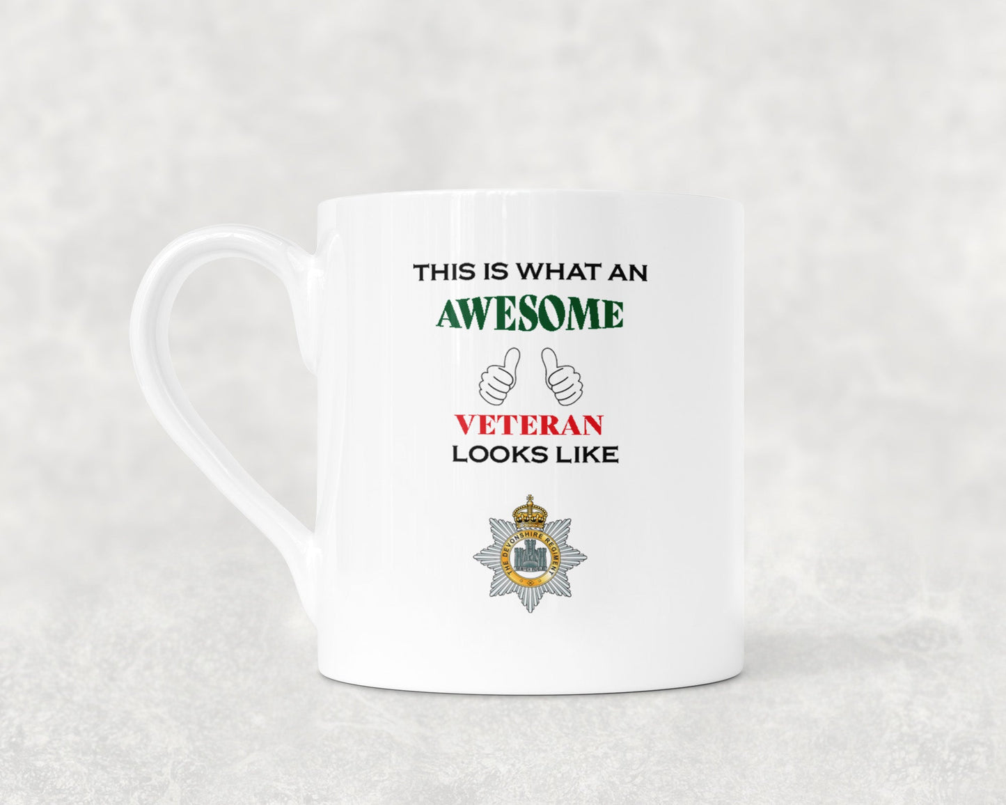 Devonshire Regiment - Veteran - Bone China Mug