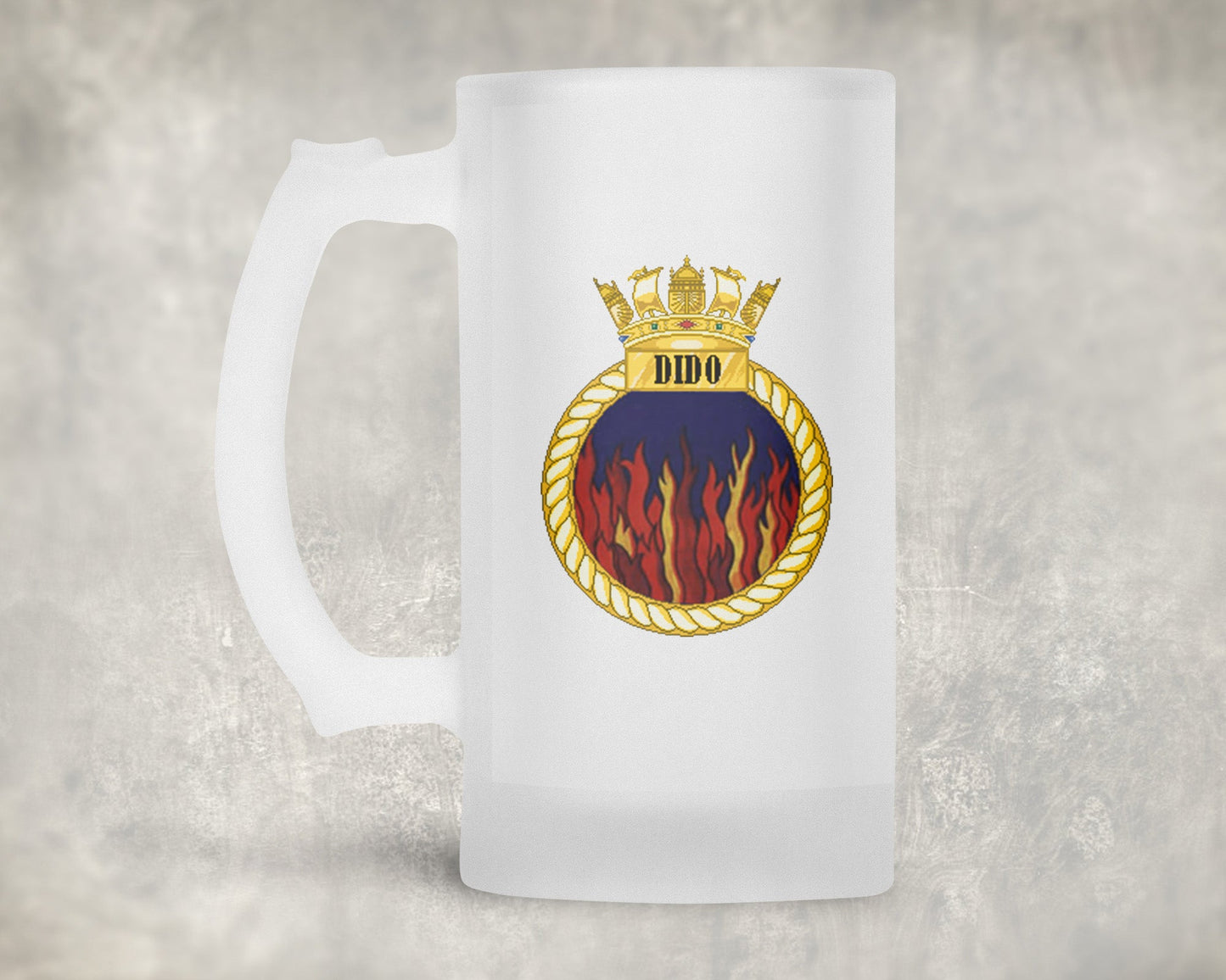 HMS Dido - Frosted Stein/Tankard/Beer Mug - Frosted Stein/Tankard/Beer Mug
