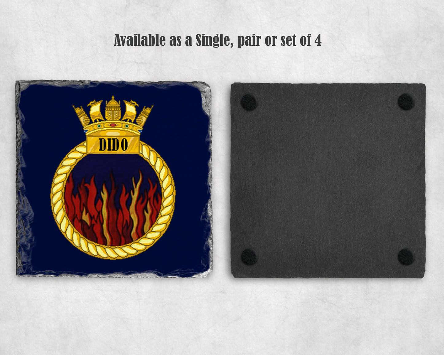 HMS Dido - Slate Coaster