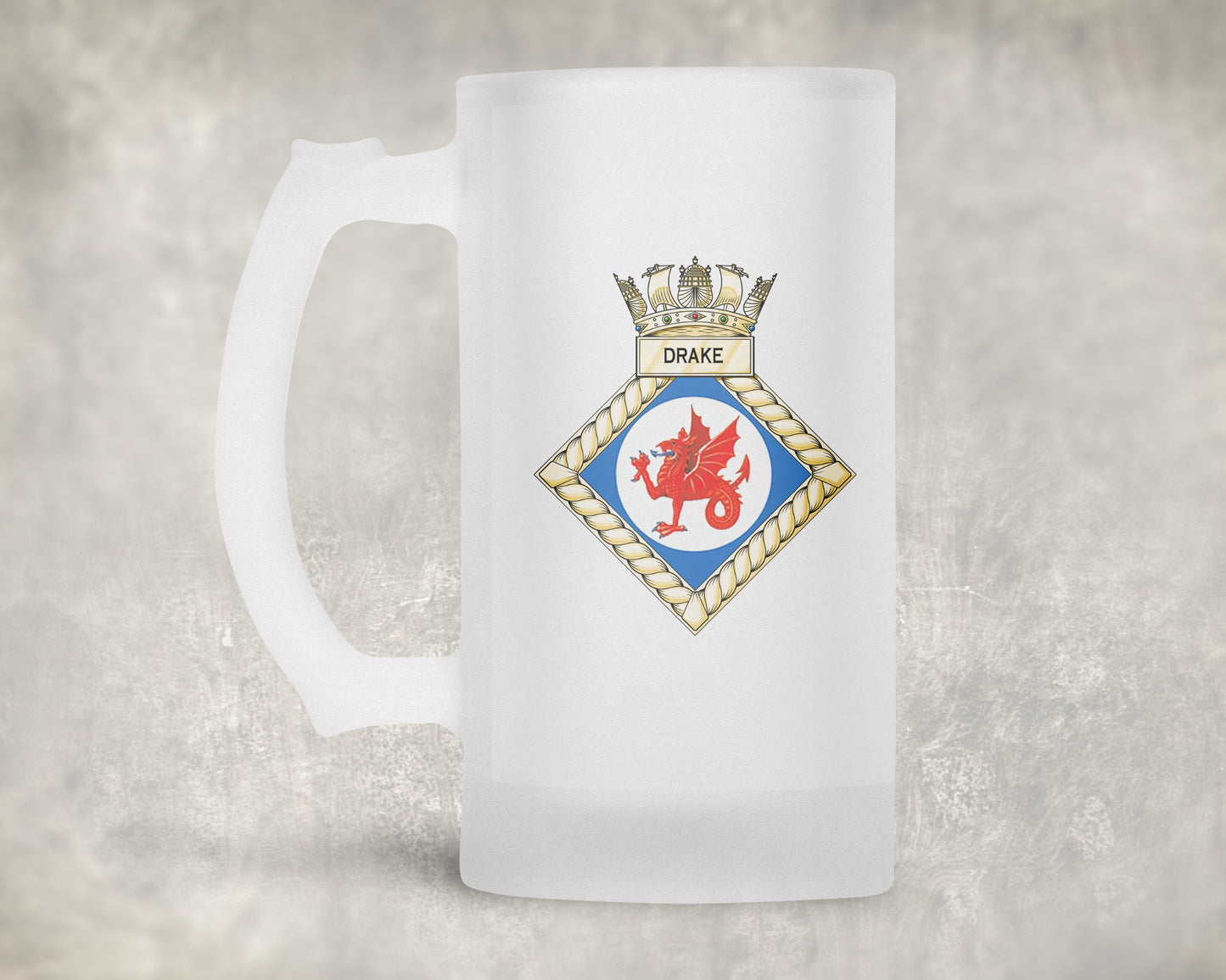 HMS Drake - Frosted Stein