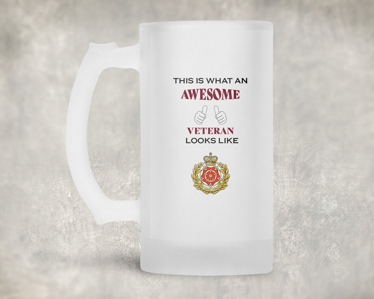 The Duke of Lancaster's Regiment - Veteran - Frosted Stein