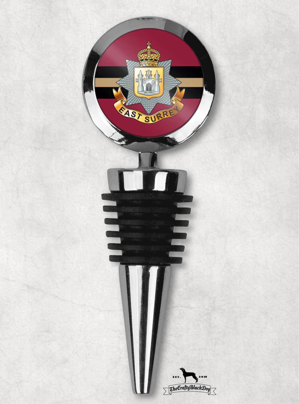 East Surrey Regiment - Wine Bottle Stopper