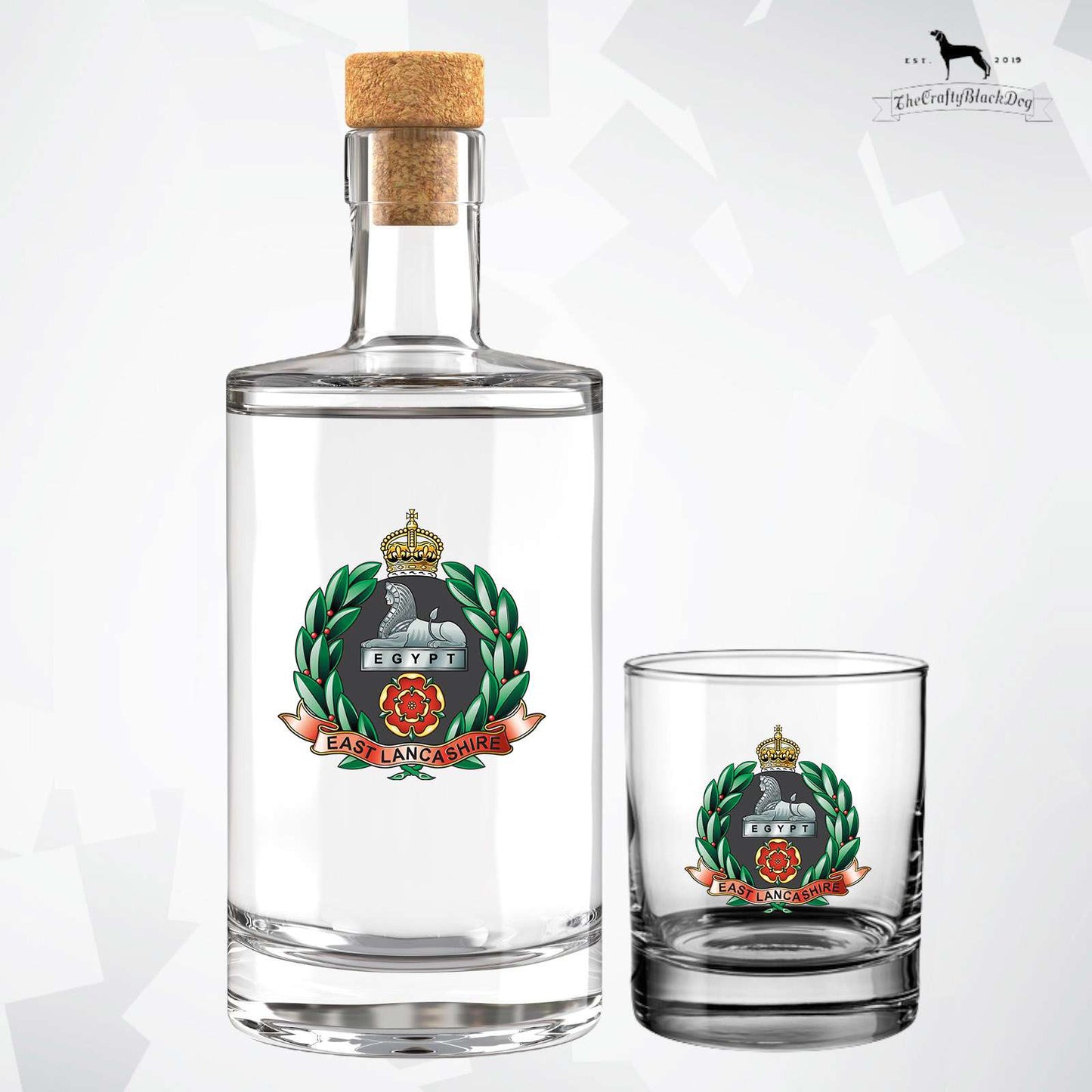 East Lancashire Regiment - Fill Your Own Spirit Bottle