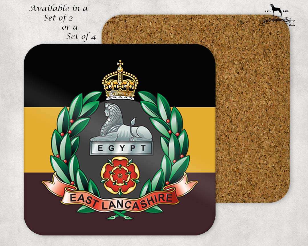 East Lancashire Regiment - COASTER SET