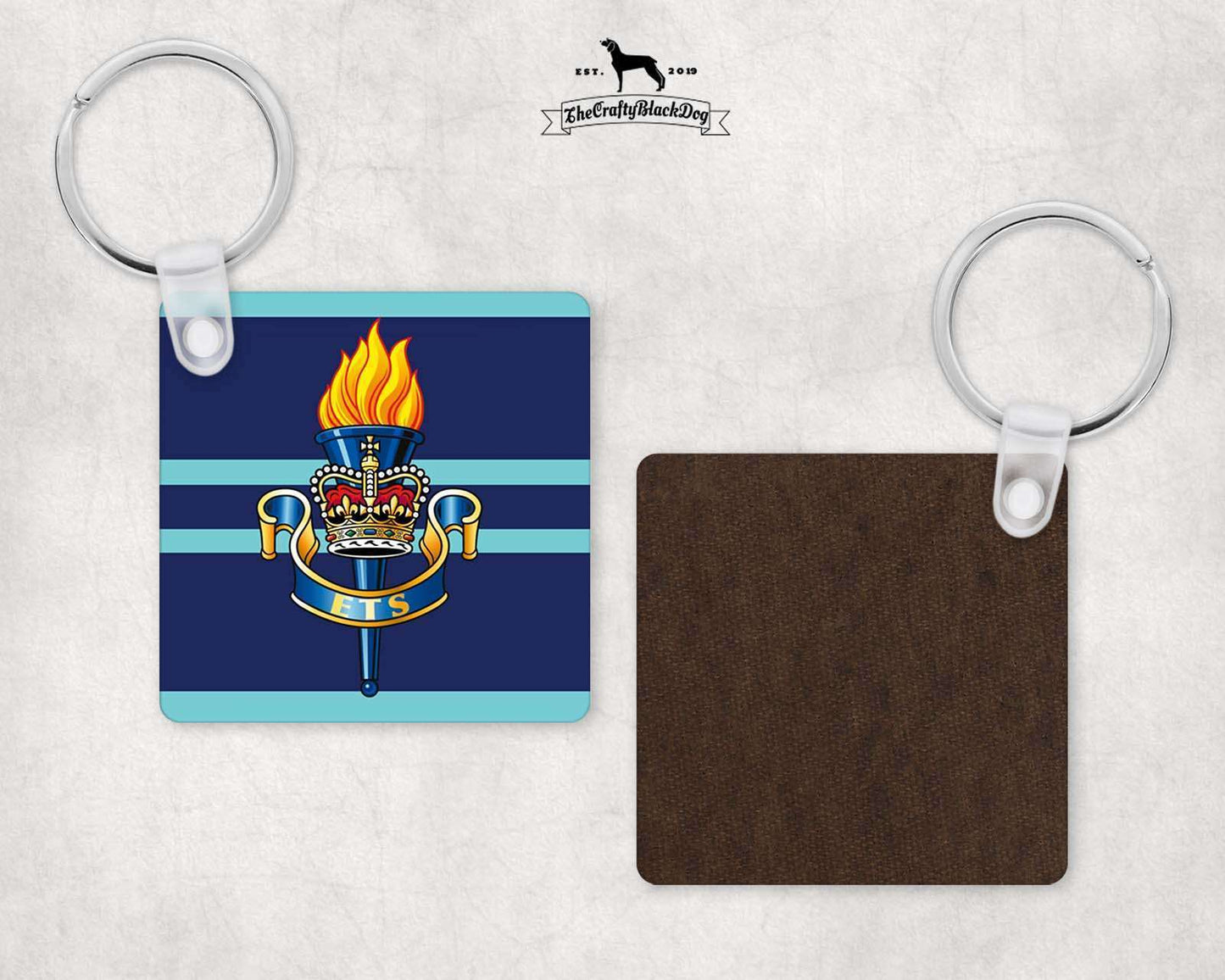 Educational and Training Services Branch - Square Key Ring
