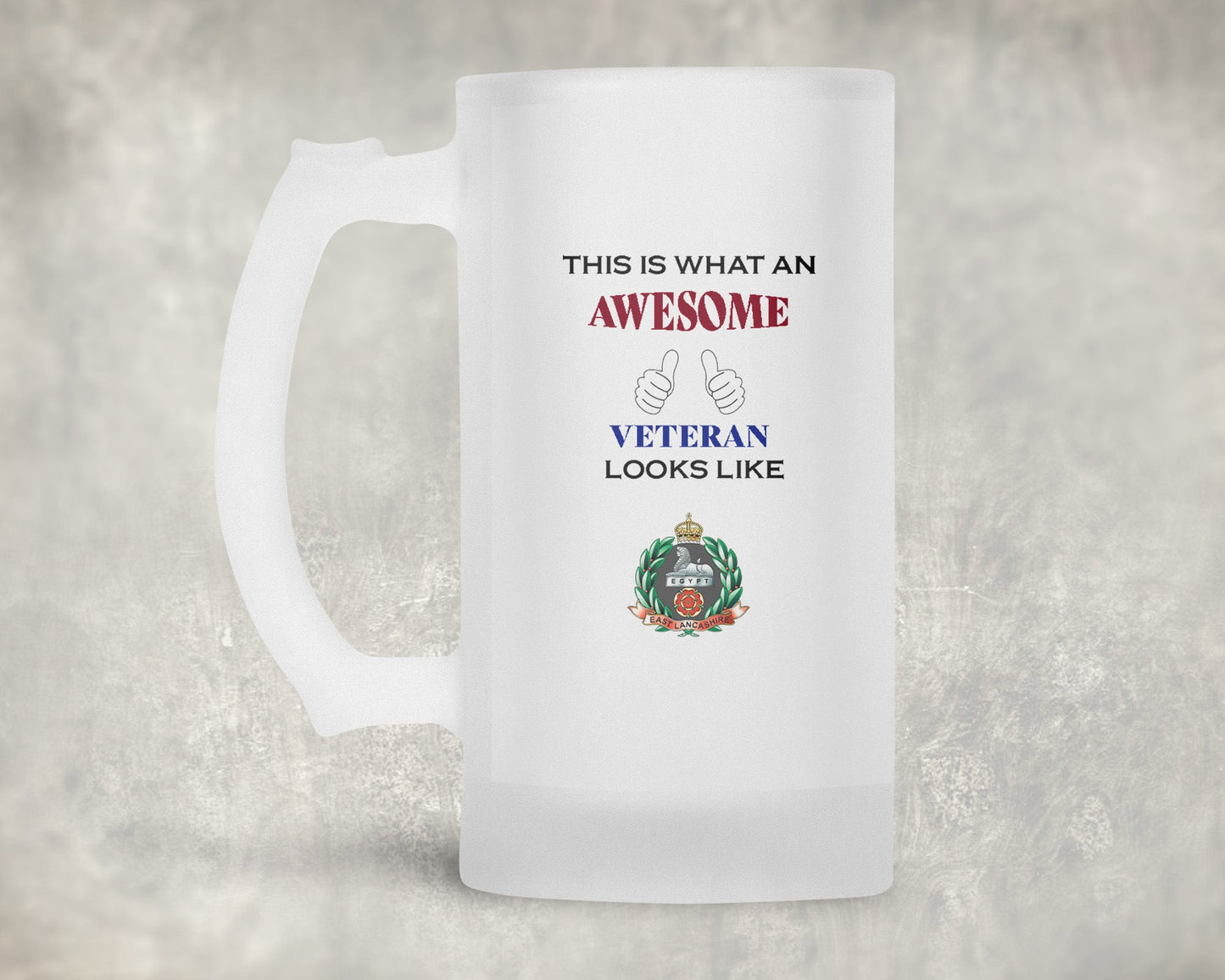 East Lancashire Regiment - Veteran - Frosted Stein