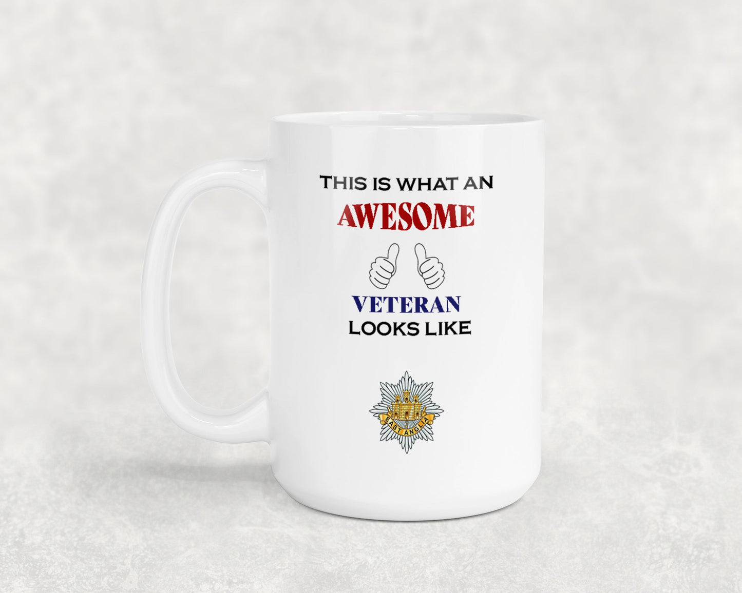 East Anglia Regiment - Veteran - 15oz Mug