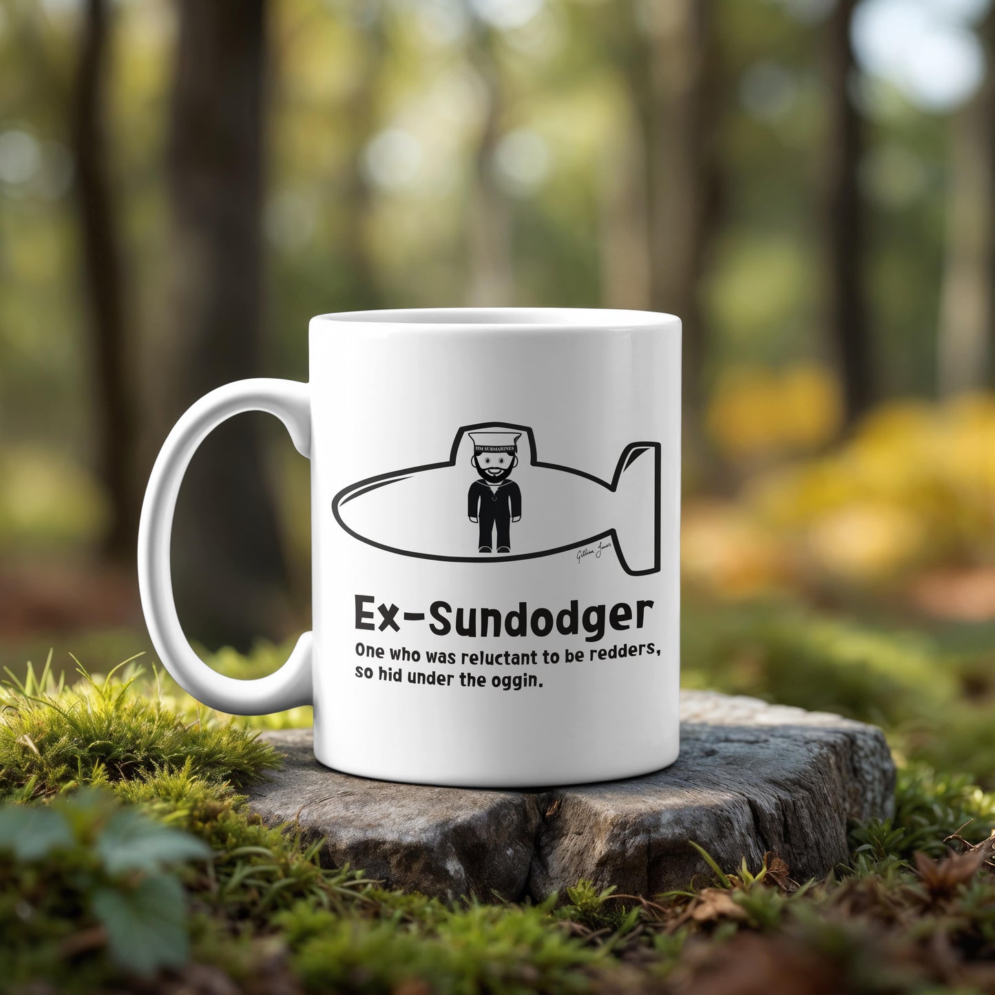 Ex-Sundodger Cartoon Mug - Gillian Jones