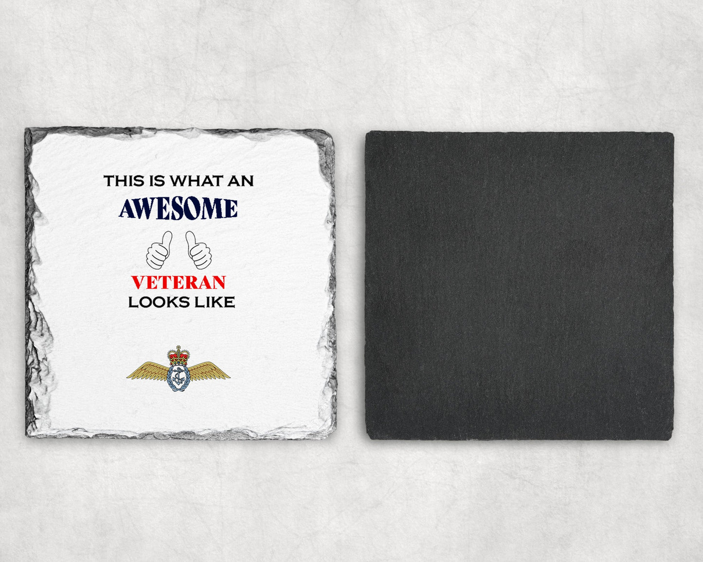 Fleet Air Arm - Veteran - Slate Coaster