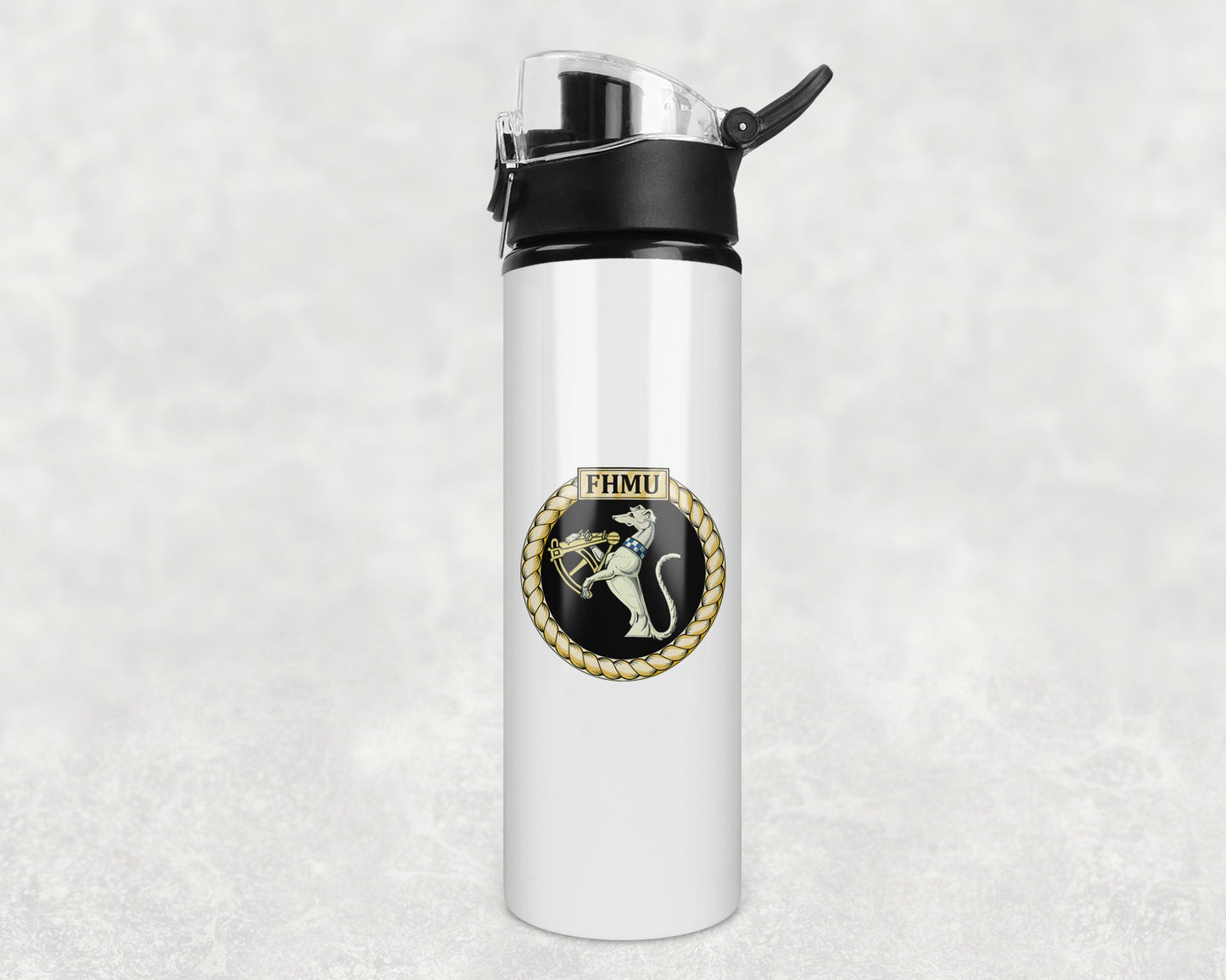 Fleet Hydrographic Meteorological Unit FHMU - Flip Top Water Bottle