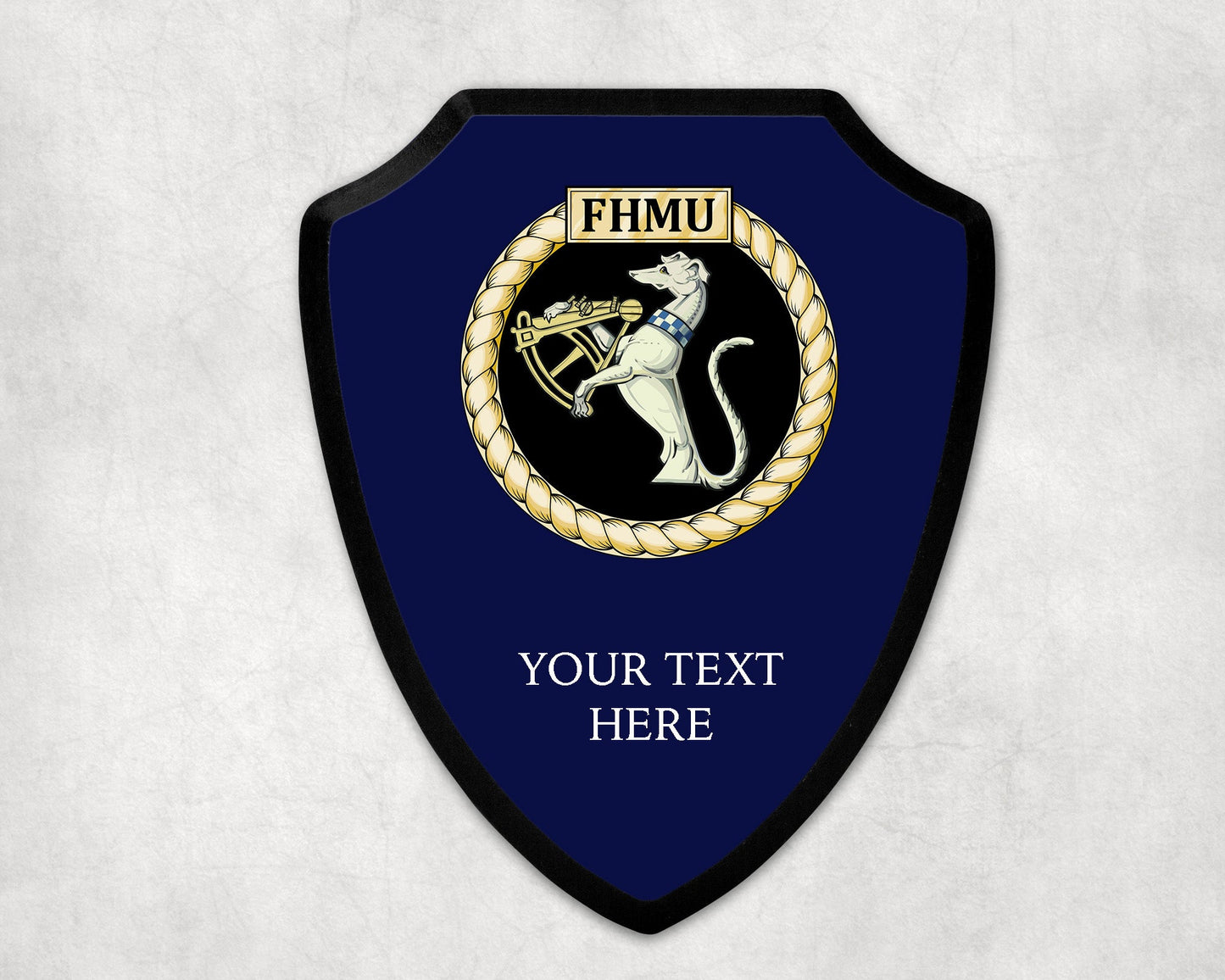 Fleet Hydrographic Meteorological Unit FHMU - Royal Navy Printed Wall Shield