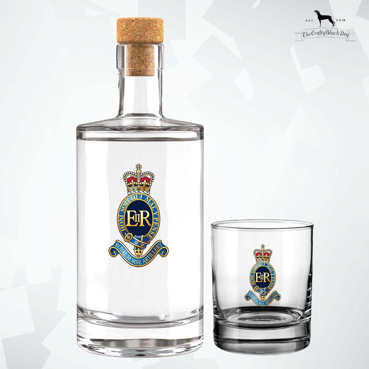 1 Royal Horse Artillery - Fill Your Own Spirit Bottle
