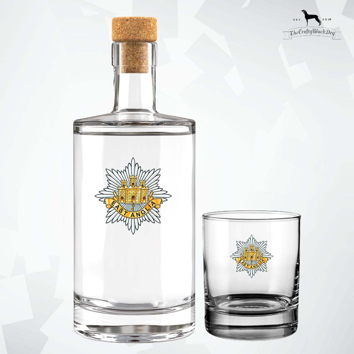 East Anglia Regiment - Fill Your Own Spirit Bottle