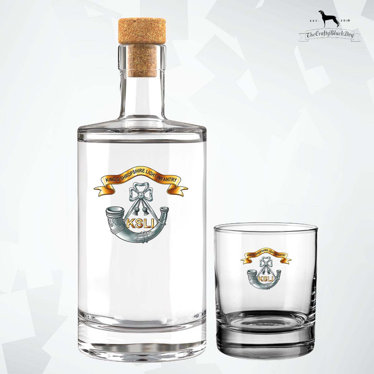 The King's Shropshire Light Infantry - Fill Your Own Spirit Bottle