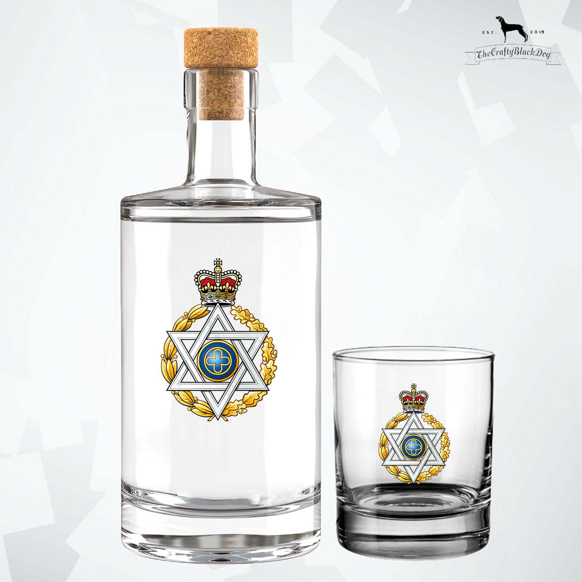 Royal Army Chaplains' Department Jewish - Fill Your Own Spirit Bottle