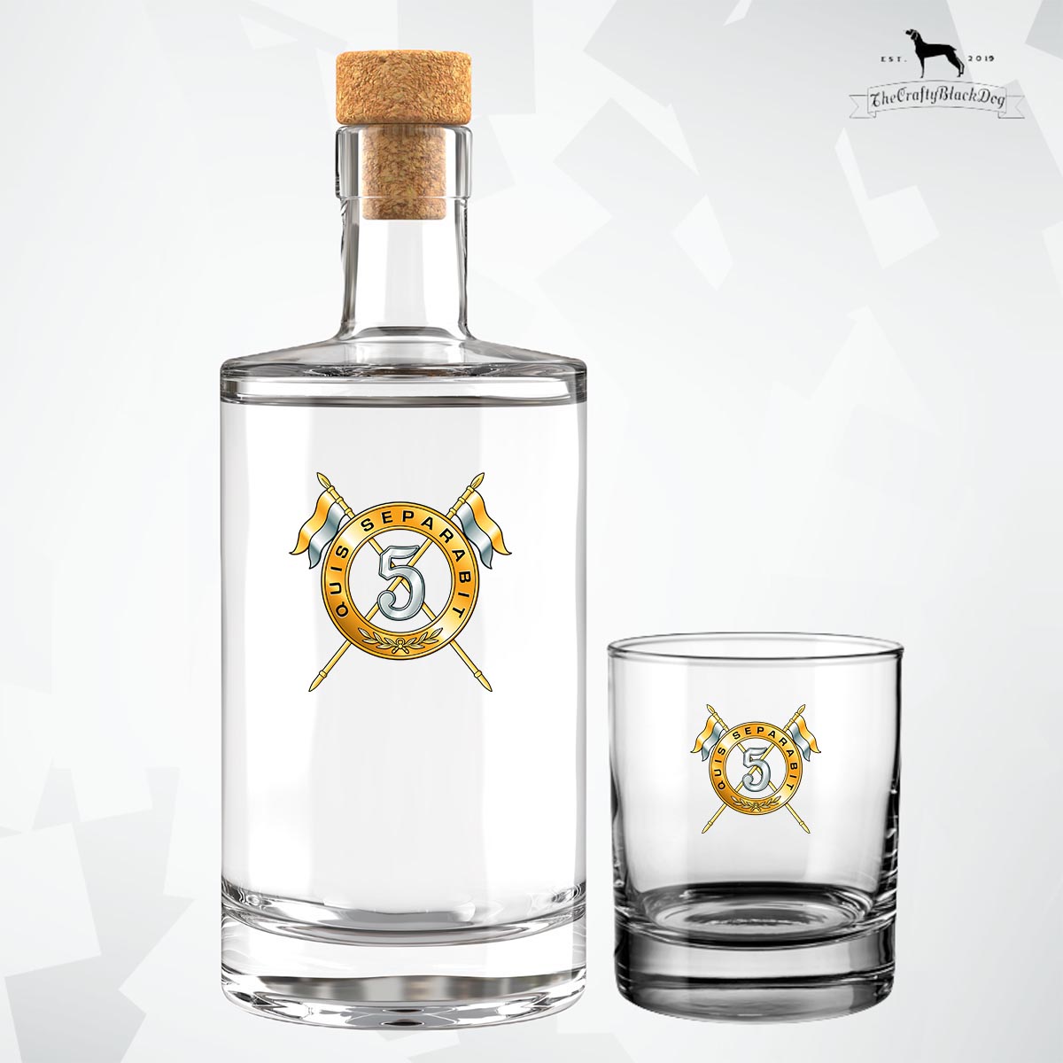 5th Royal Irish Lancers - Fill Your Own Spirit Bottle