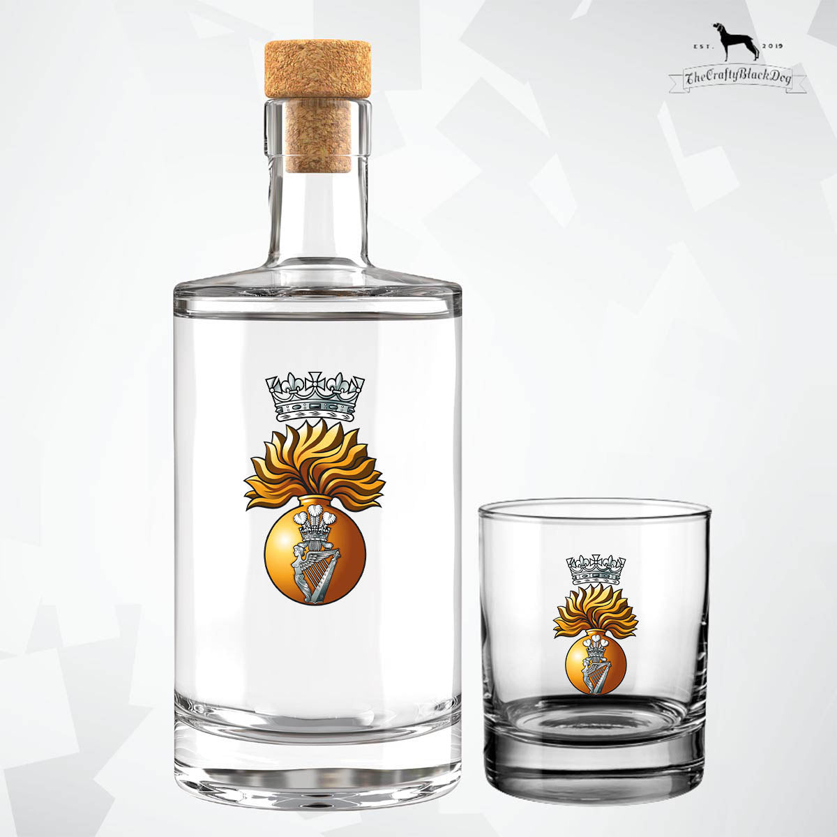 Royal Irish Fusiliers - Fill Your Own Spirit Bottle