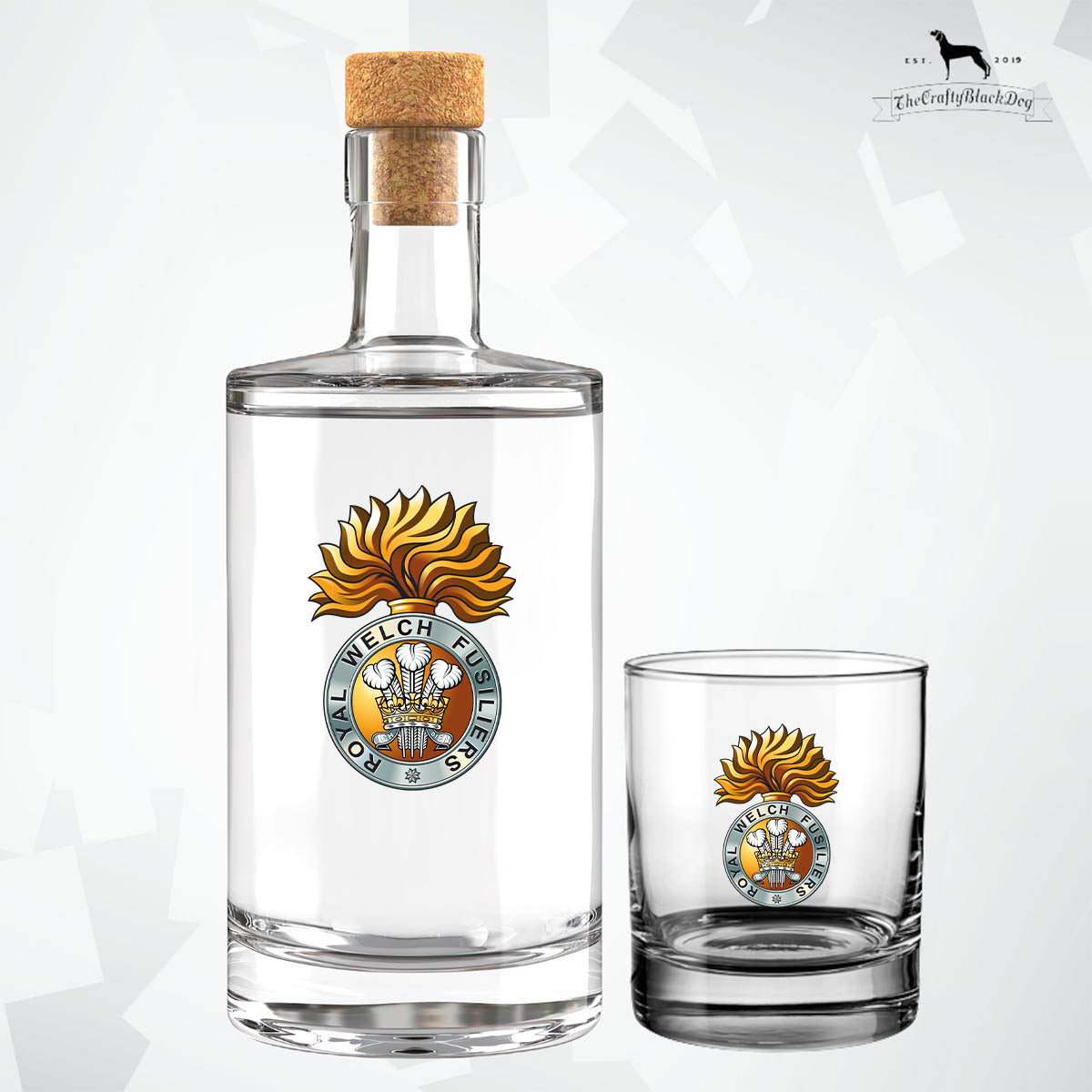Royal Welsh Fusiliers - Fill Your Own Spirit Bottle