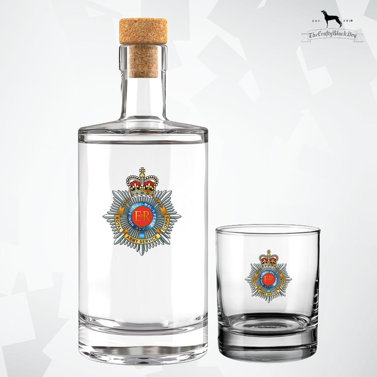Royal Army Service Corps - Fill Your Own Spirit Bottle