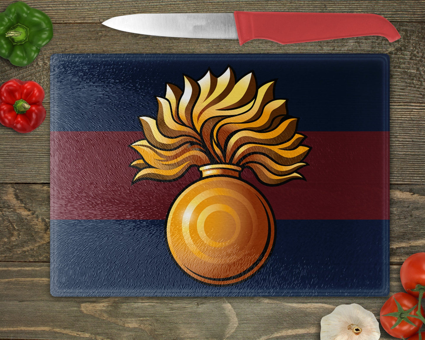 Grenadier Guards Cap Badge - Cutting Board