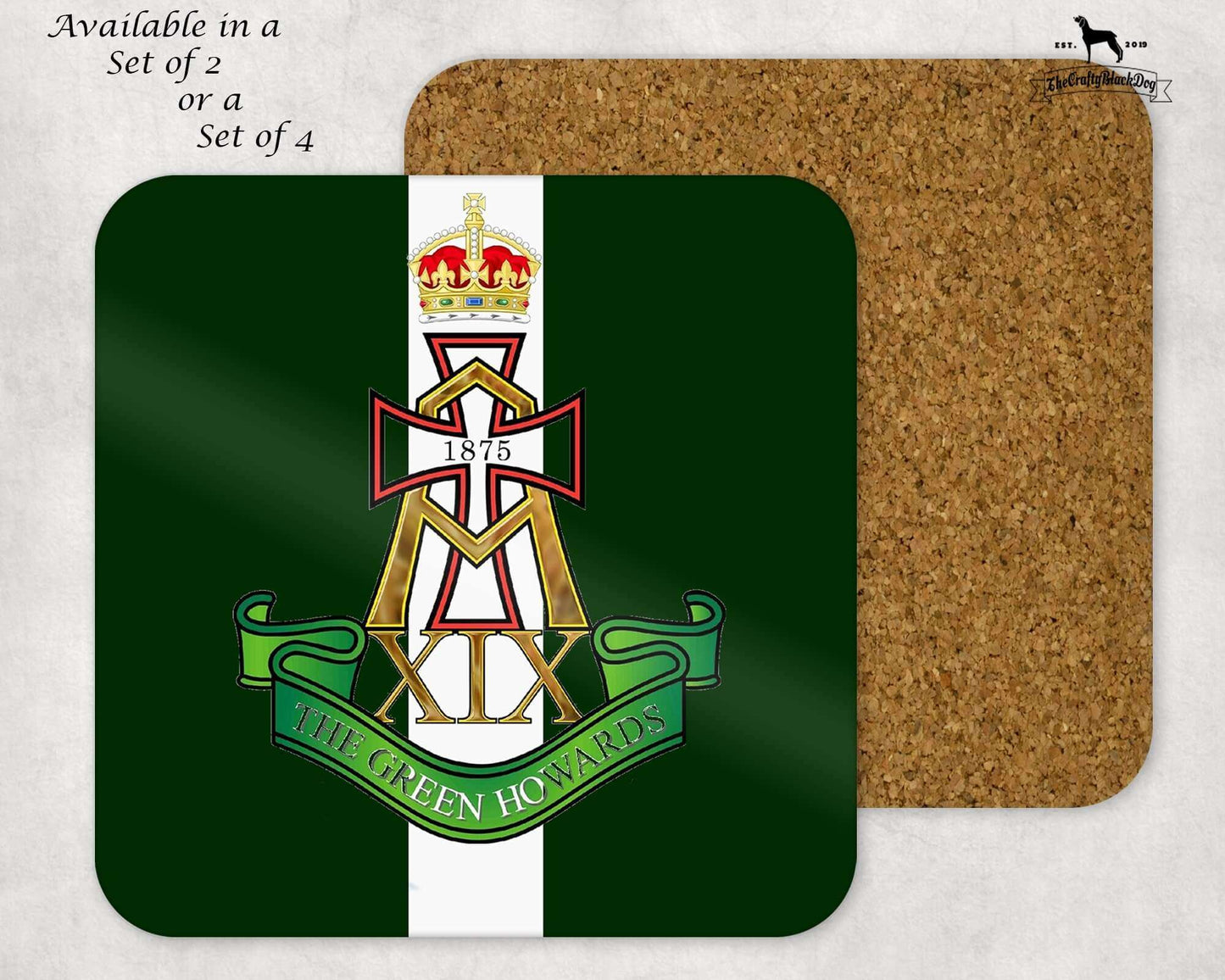 Green Howards - COASTER SET
