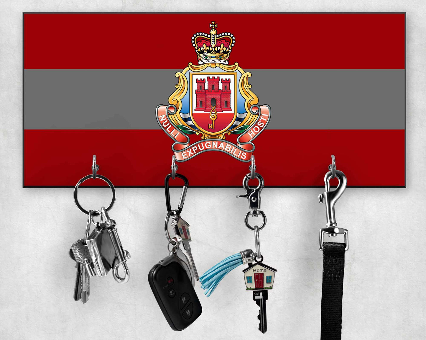 Royal Gibraltar Regiment - Wooden Key/Beret Hook