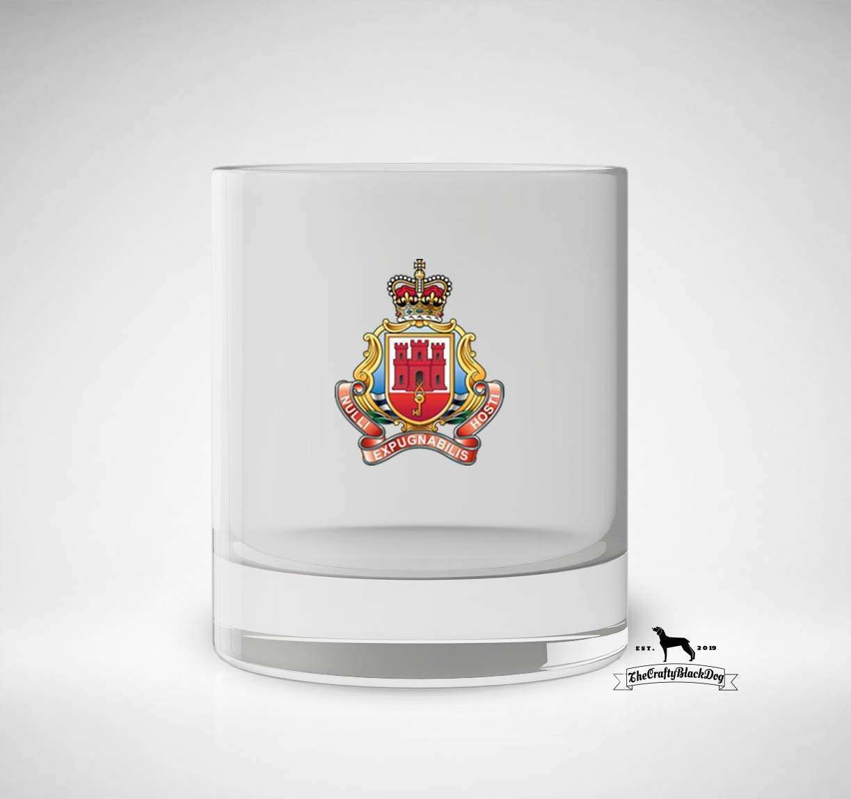 Royal Gibraltar Regiment - Whiskey/Spirit Glass