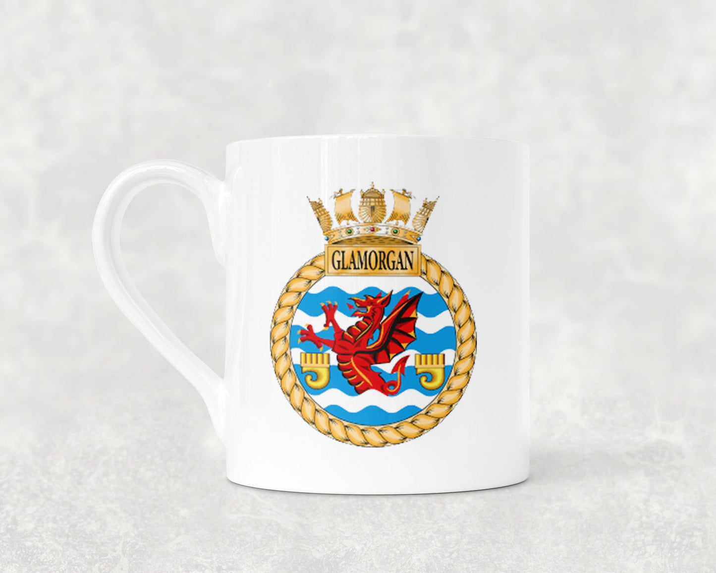 HMS Glamorgan - Bone China Mug