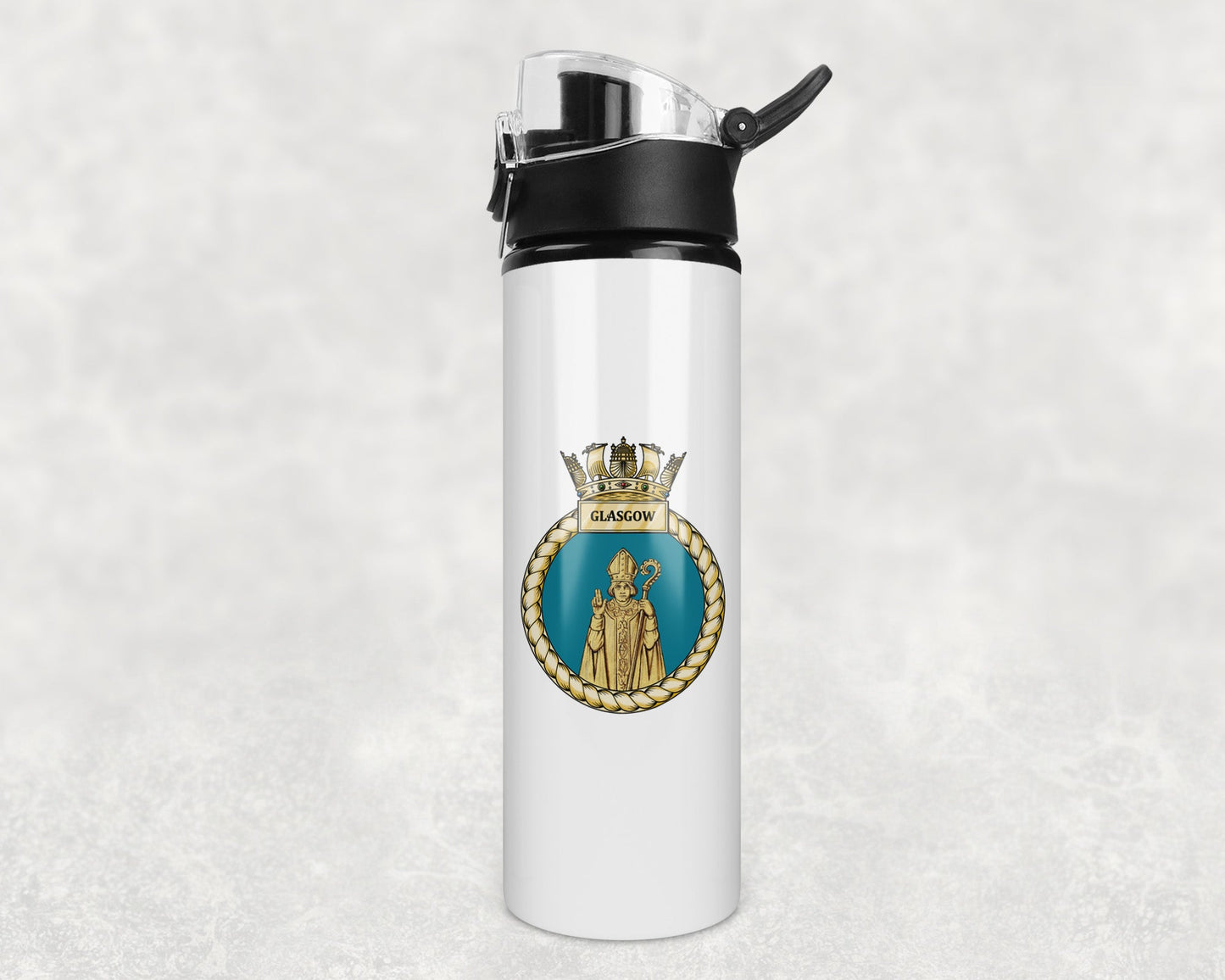 HMS Glasgow - Flip Top Water Bottle