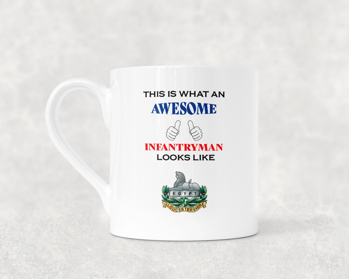 Gloucestershire Regiment - Veteran - Bone China Mug