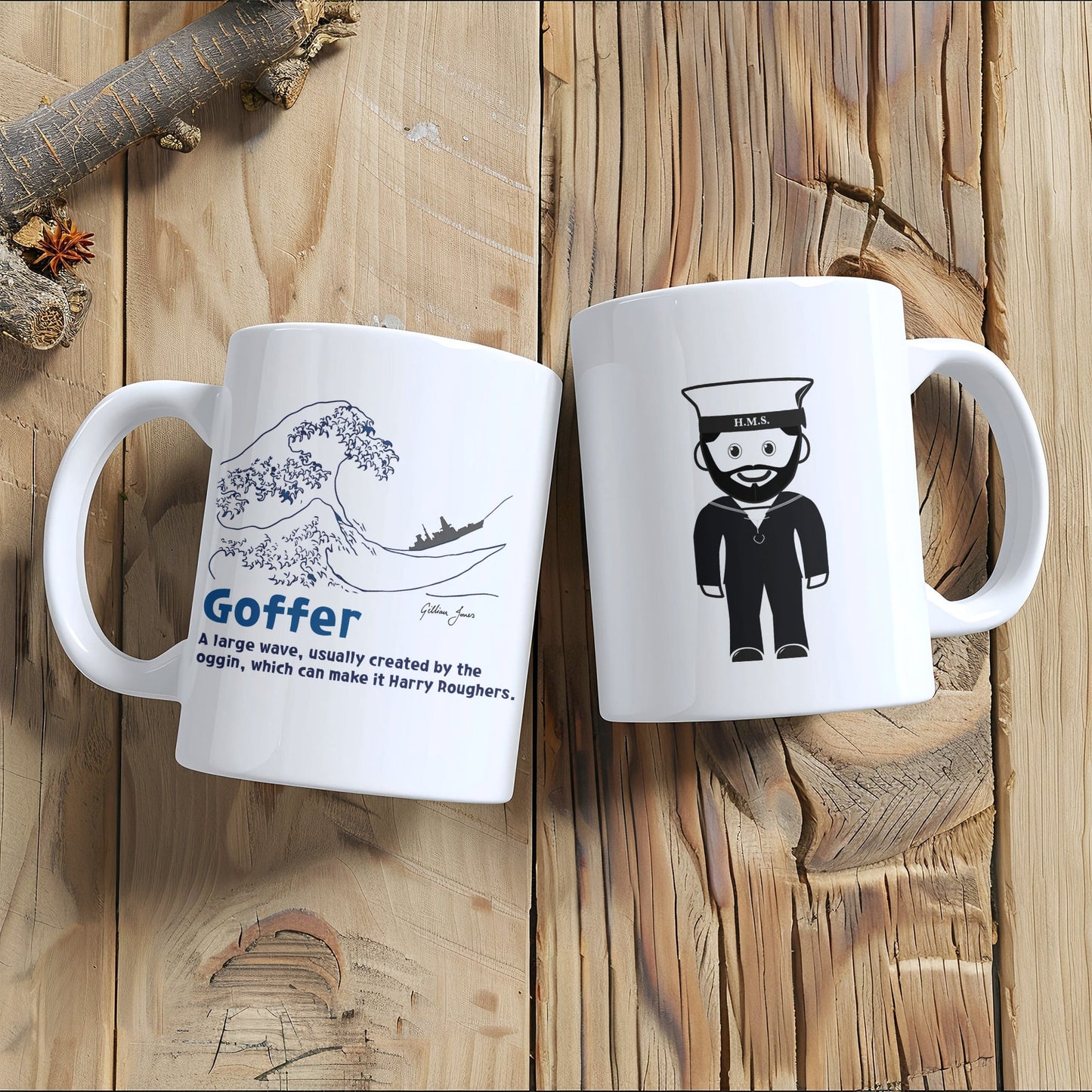 Goffer Cartoon Mug - Gillian Jones