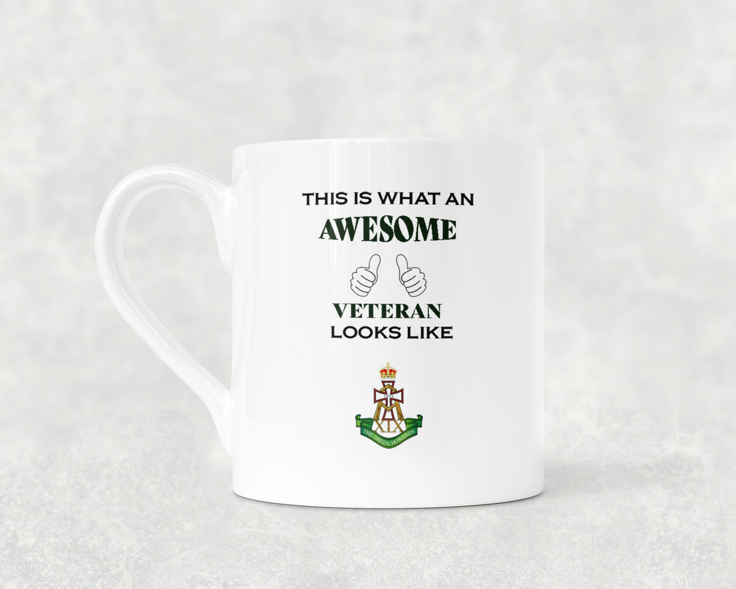 Green Howards - Veteran - Bone China Mug