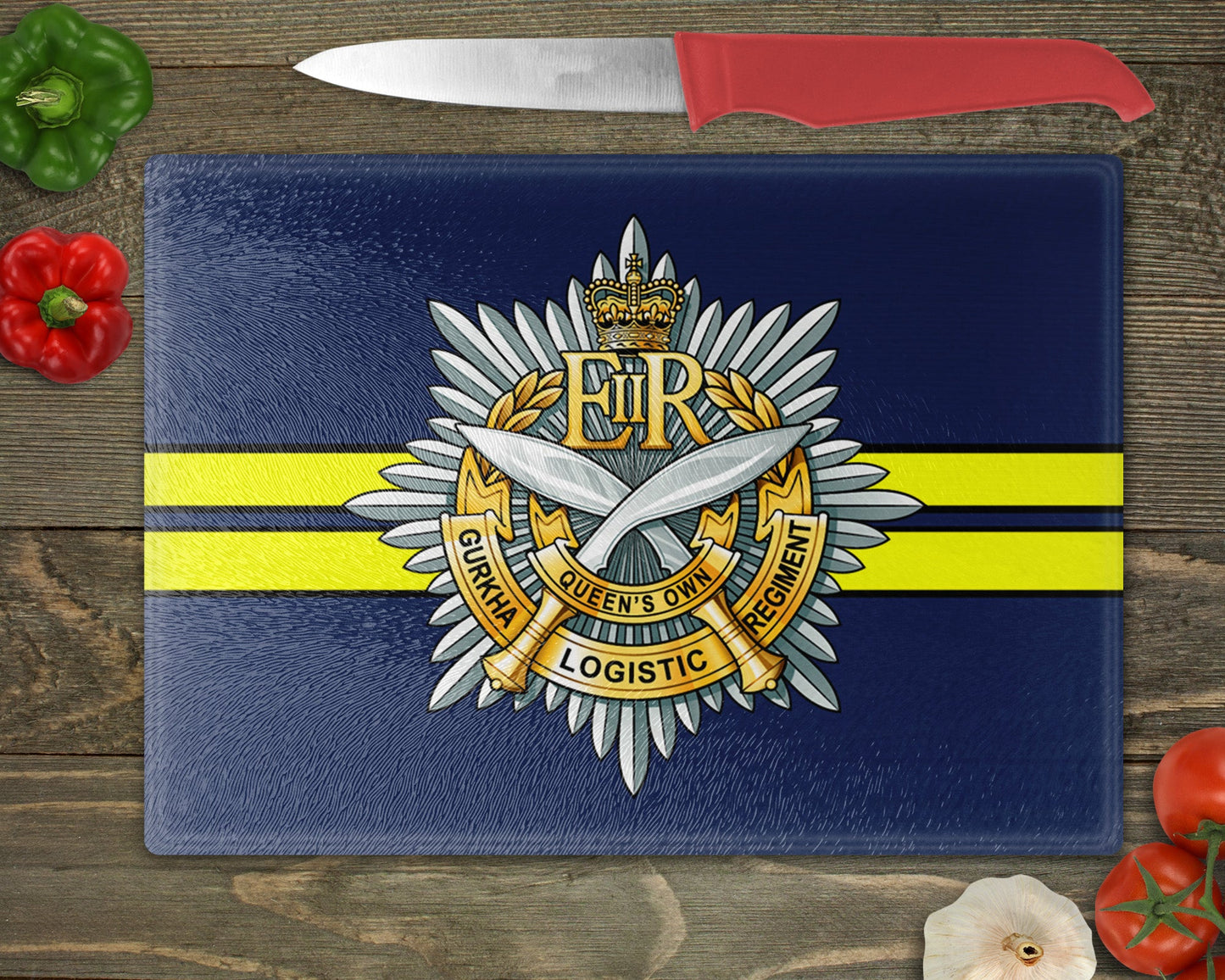 The Queen's Own Gurkha Logistic Regiment - Cutting Board