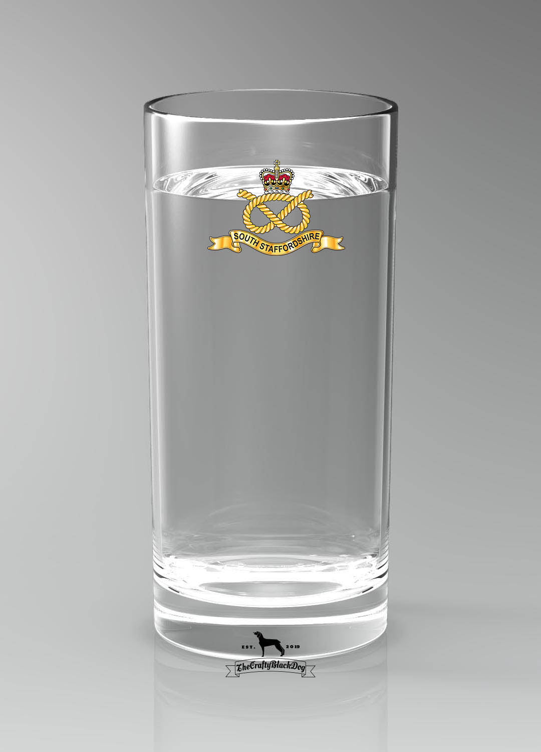 South Staffordshire Regiment - Highball Glass(es)