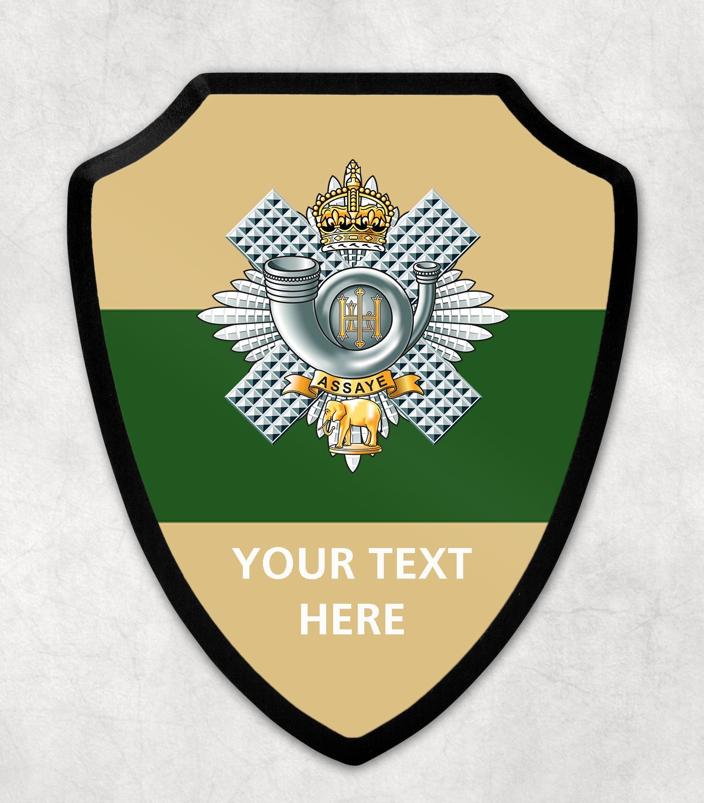 Highland Light Infantry - Printed Wall Shield