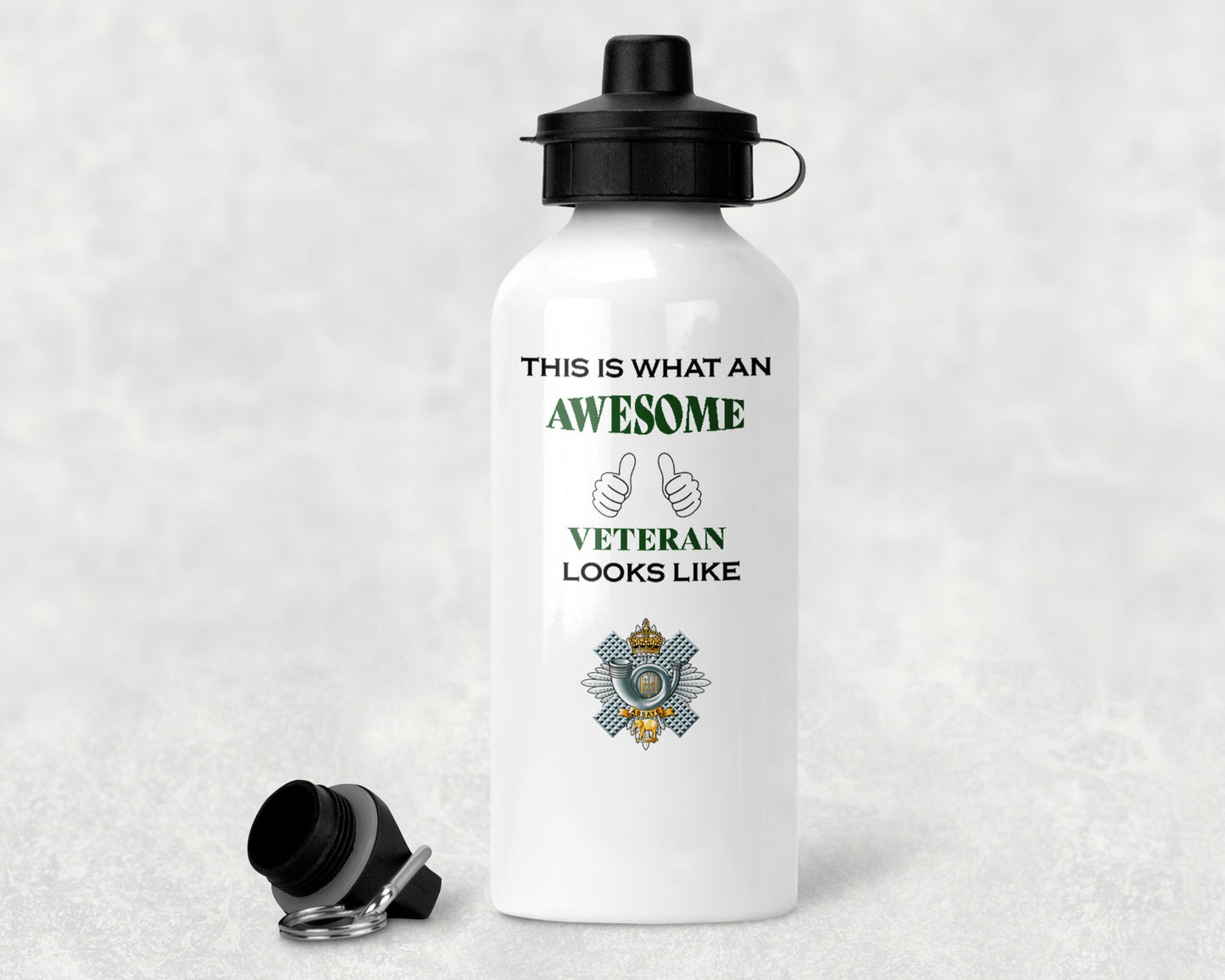 Highland Light Infantry - Veteran - Aluminium Water Bottle