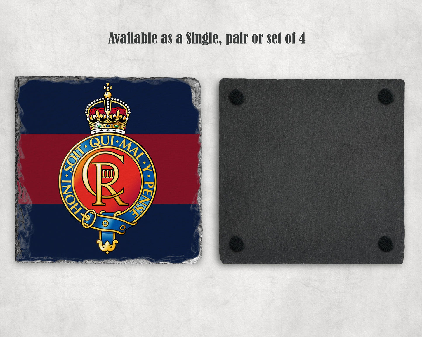 Household Cavalry KC - Slate Coaster