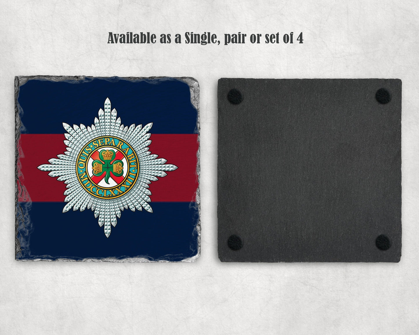 Irish Guards - Slate Coaster