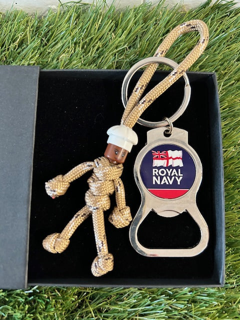 Royal Navy Chef - pBuddies' Paracord Keychains and Key Ring Bottle Opener