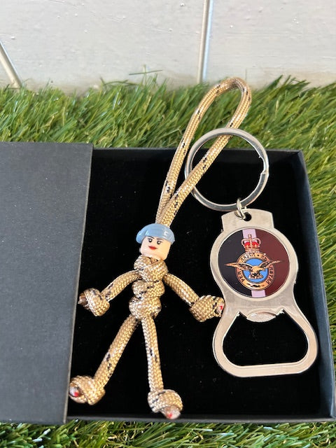 RAF Per Ardua Ad Astra - pBuddies' Paracord Keychains and Key Ring Bottle Opener