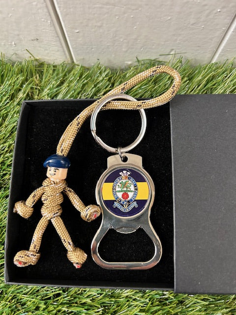 Princess of Wales's Royal Regiment - pBuddies' Paracord Keychains and Key Ring Bottle Opener