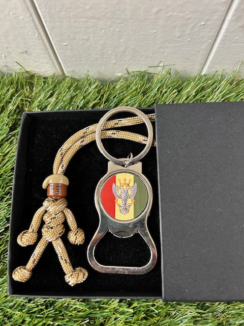 Mercian Regiment - pBuddies' Paracord Keychains and Key Ring Bottle Opener