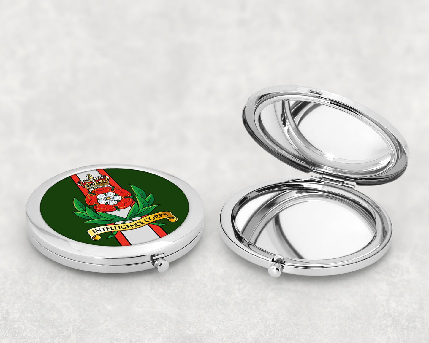 Intelligence Corps Cap Badge - Compact Mirror