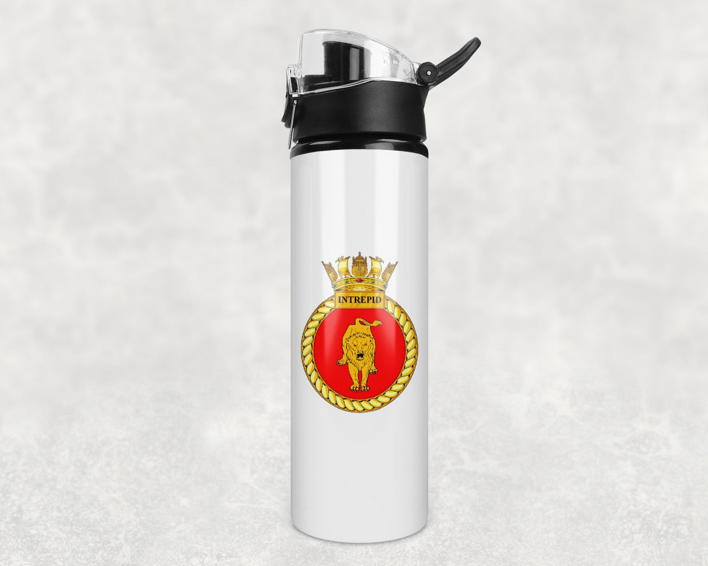 HMS Intrepid - Flip Top Water Bottle